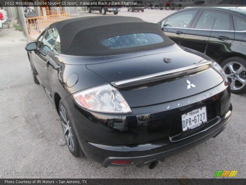 Kalapana Black / Dark Charcoal 2012 Mitsubishi Eclipse Spyder GS Sport