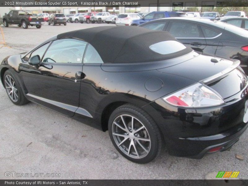 Kalapana Black / Dark Charcoal 2012 Mitsubishi Eclipse Spyder GS Sport
