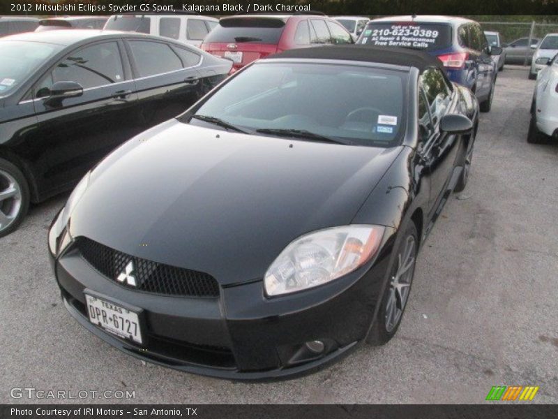 Kalapana Black / Dark Charcoal 2012 Mitsubishi Eclipse Spyder GS Sport