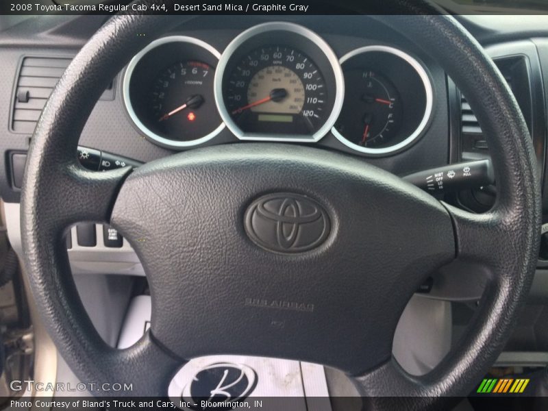 Desert Sand Mica / Graphite Gray 2008 Toyota Tacoma Regular Cab 4x4