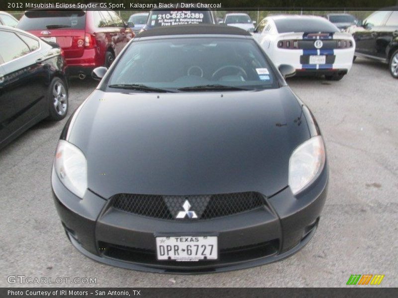 Kalapana Black / Dark Charcoal 2012 Mitsubishi Eclipse Spyder GS Sport