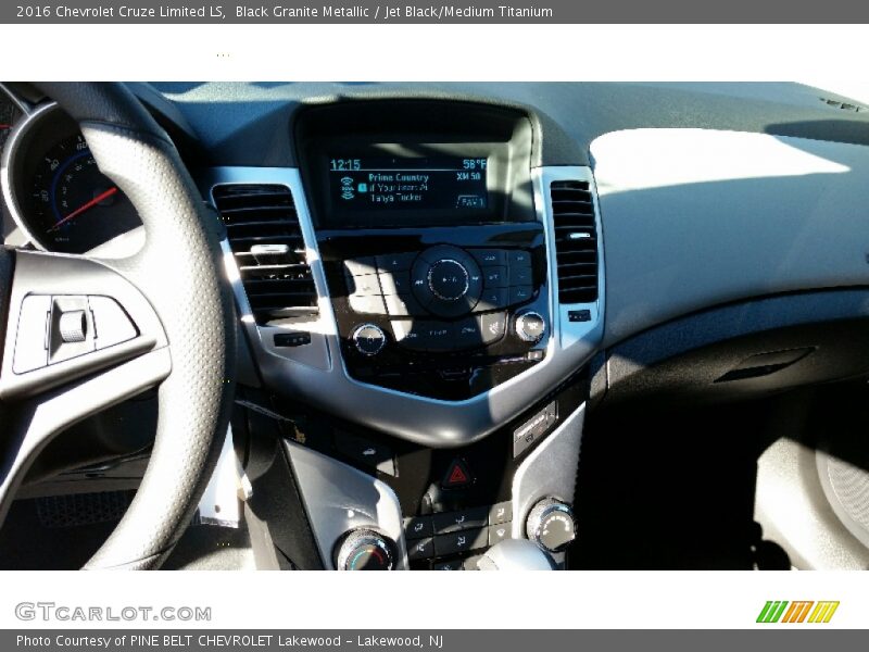 Black Granite Metallic / Jet Black/Medium Titanium 2016 Chevrolet Cruze Limited LS