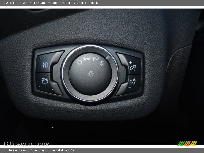Magnetic Metallic / Charcoal Black 2016 Ford Escape Titanium