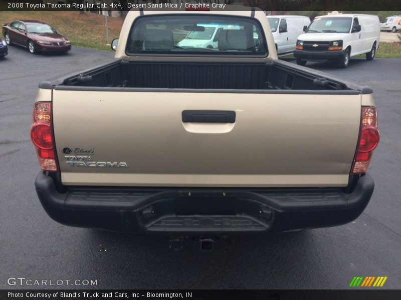 Desert Sand Mica / Graphite Gray 2008 Toyota Tacoma Regular Cab 4x4