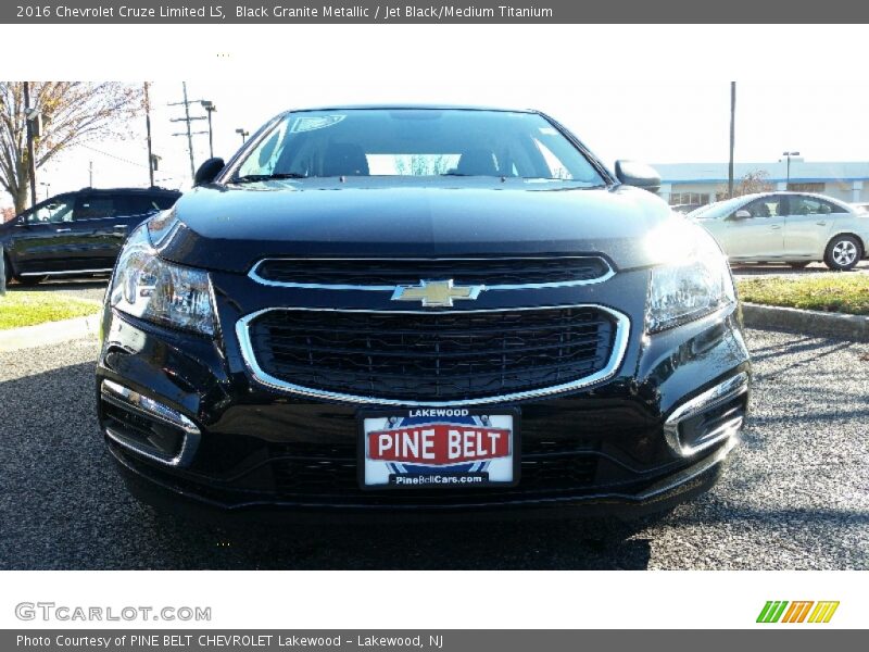 Black Granite Metallic / Jet Black/Medium Titanium 2016 Chevrolet Cruze Limited LS