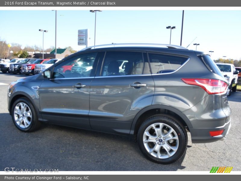 Magnetic Metallic / Charcoal Black 2016 Ford Escape Titanium