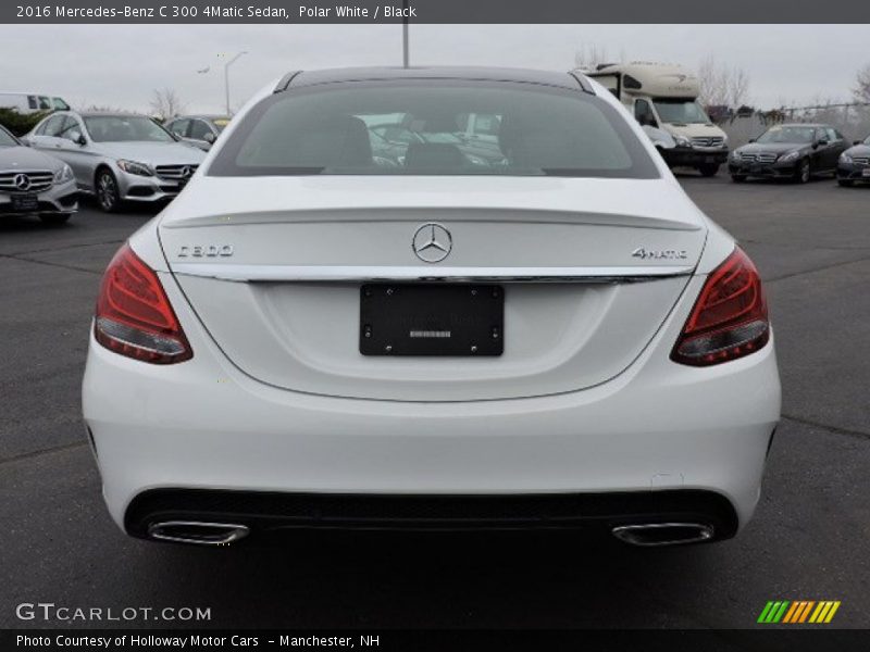 Polar White / Black 2016 Mercedes-Benz C 300 4Matic Sedan