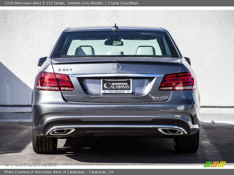 Selenite Grey Metallic / Crystal Grey/Black 2016 Mercedes-Benz E 350 Sedan