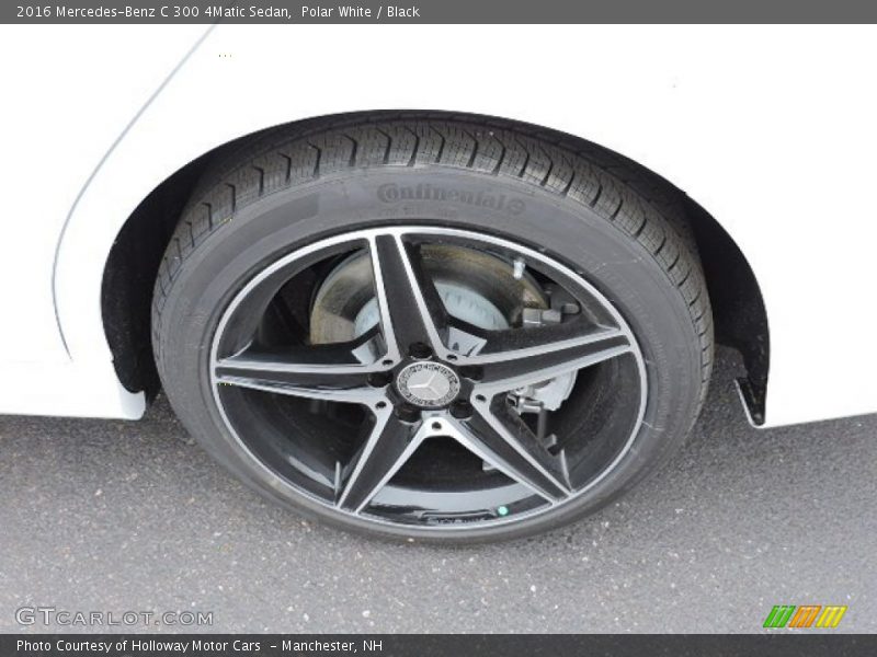 Polar White / Black 2016 Mercedes-Benz C 300 4Matic Sedan