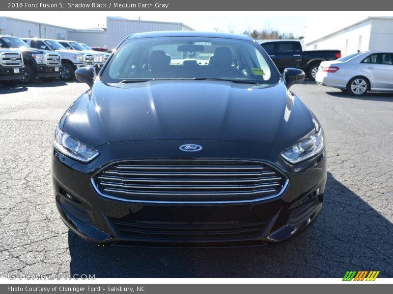 Shadow Black / Medium Earth Gray 2016 Ford Fusion S