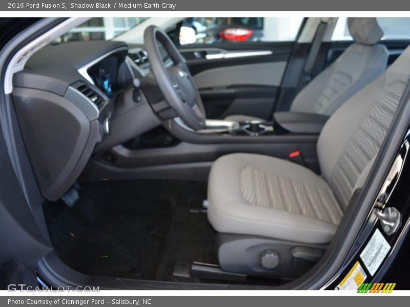 Shadow Black / Medium Earth Gray 2016 Ford Fusion S