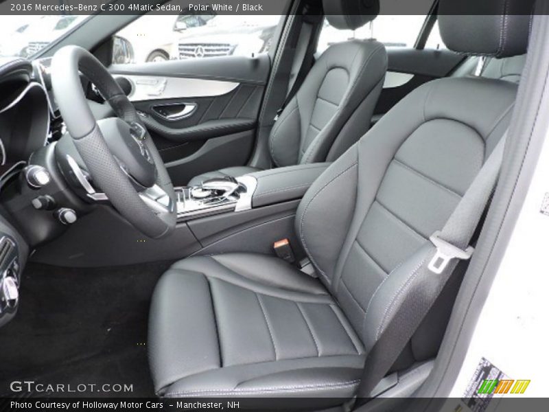 Polar White / Black 2016 Mercedes-Benz C 300 4Matic Sedan