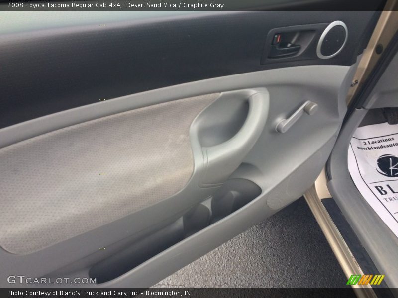 Desert Sand Mica / Graphite Gray 2008 Toyota Tacoma Regular Cab 4x4