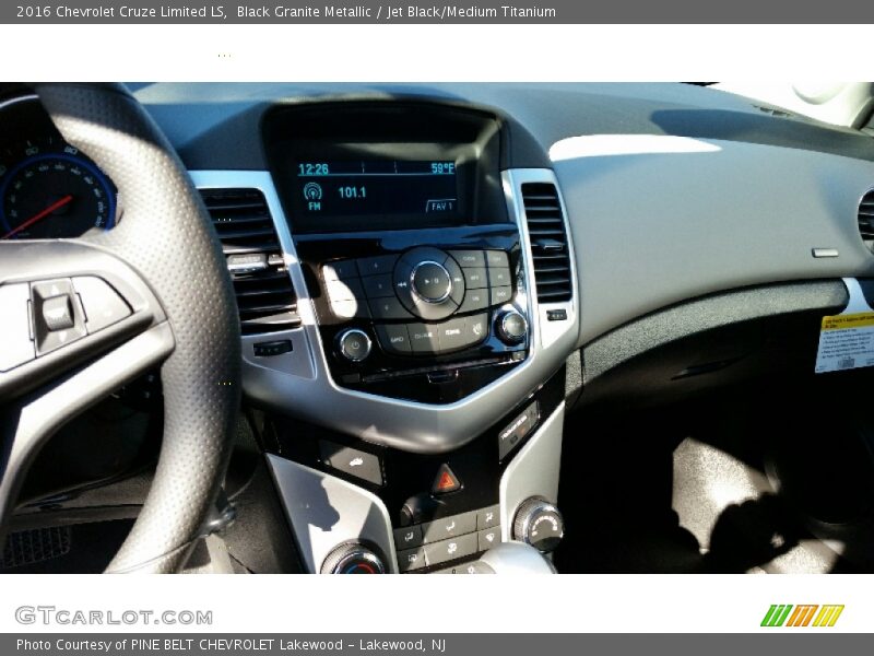 Black Granite Metallic / Jet Black/Medium Titanium 2016 Chevrolet Cruze Limited LS