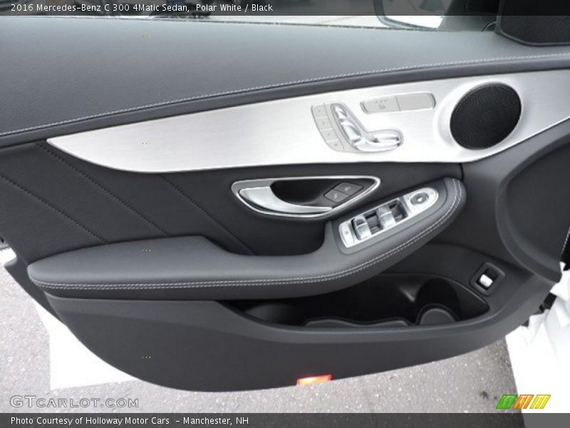 Polar White / Black 2016 Mercedes-Benz C 300 4Matic Sedan