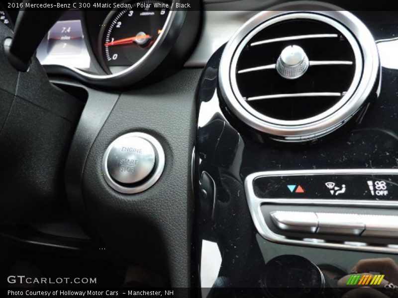 Polar White / Black 2016 Mercedes-Benz C 300 4Matic Sedan