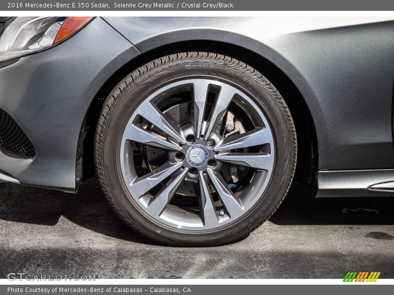 Selenite Grey Metallic / Crystal Grey/Black 2016 Mercedes-Benz E 350 Sedan