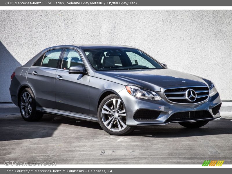 Selenite Grey Metallic / Crystal Grey/Black 2016 Mercedes-Benz E 350 Sedan