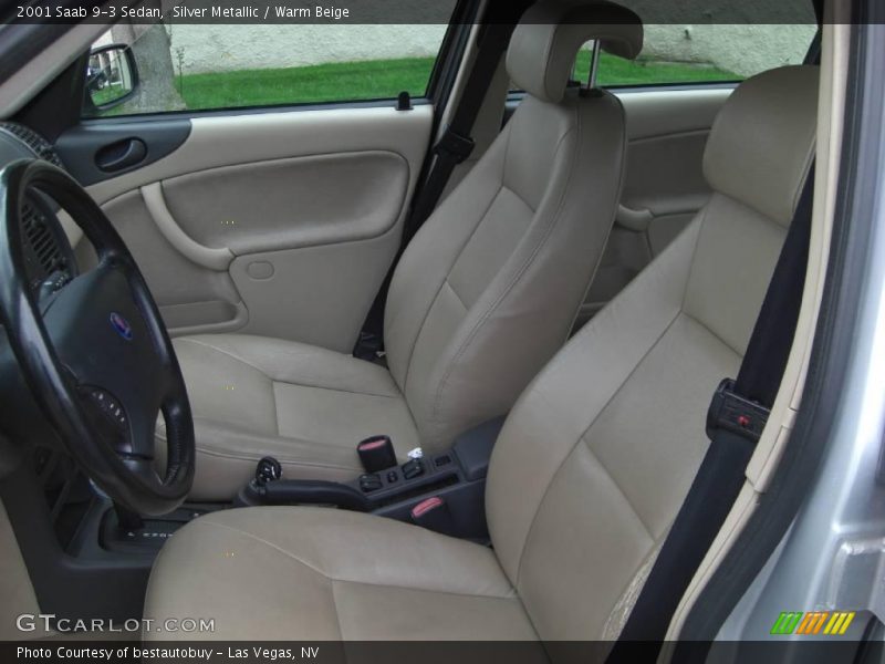 Silver Metallic / Warm Beige 2001 Saab 9-3 Sedan