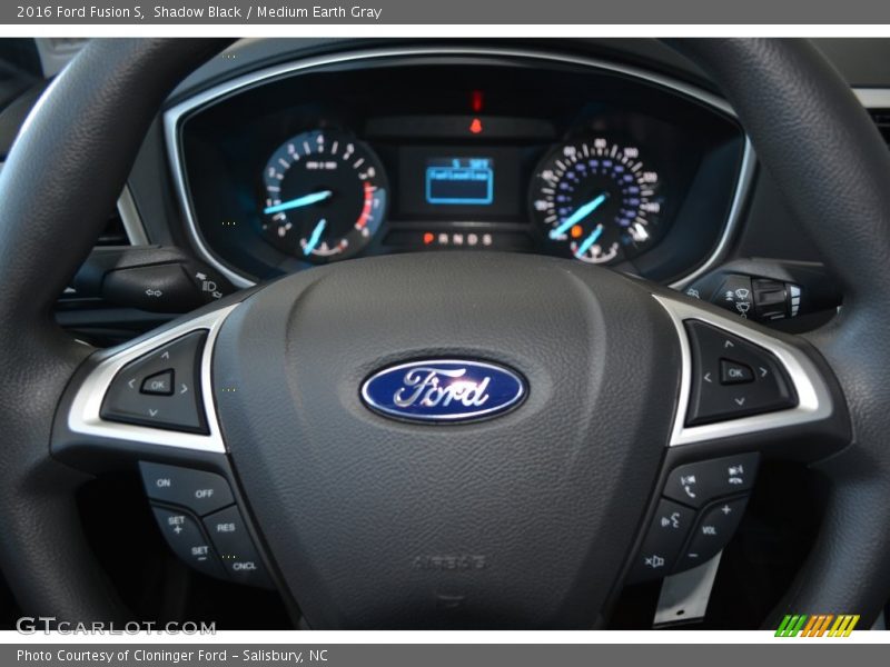 Shadow Black / Medium Earth Gray 2016 Ford Fusion S