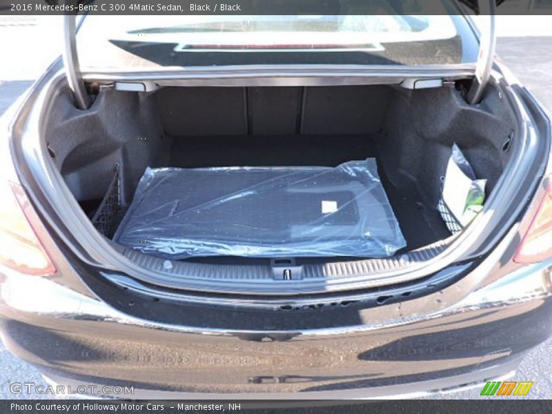 Black / Black 2016 Mercedes-Benz C 300 4Matic Sedan