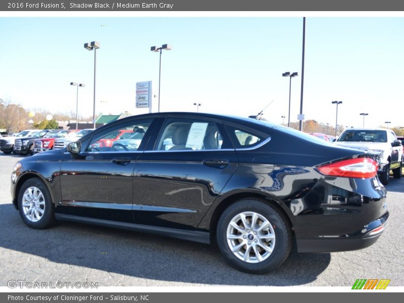 Shadow Black / Medium Earth Gray 2016 Ford Fusion S