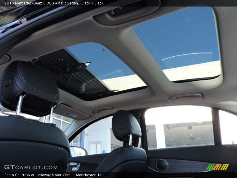 Black / Black 2016 Mercedes-Benz C 300 4Matic Sedan