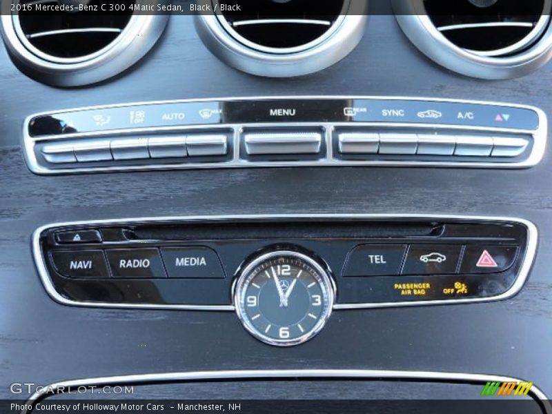 Black / Black 2016 Mercedes-Benz C 300 4Matic Sedan
