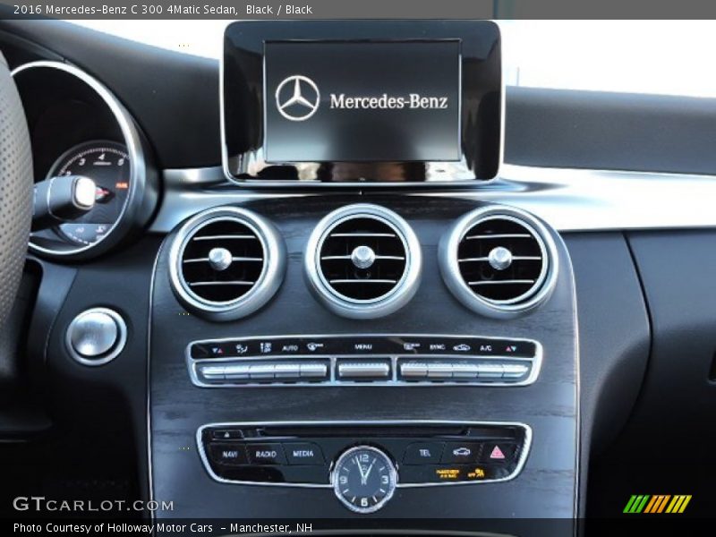 Black / Black 2016 Mercedes-Benz C 300 4Matic Sedan