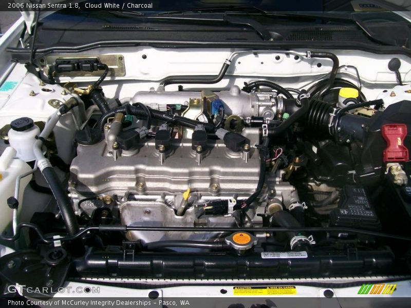 Cloud White / Charcoal 2006 Nissan Sentra 1.8