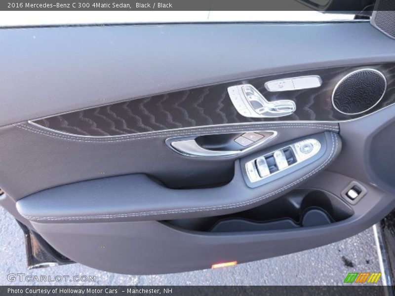 Black / Black 2016 Mercedes-Benz C 300 4Matic Sedan