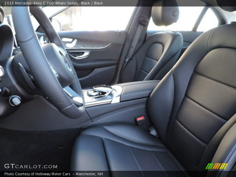 Black / Black 2016 Mercedes-Benz C 300 4Matic Sedan
