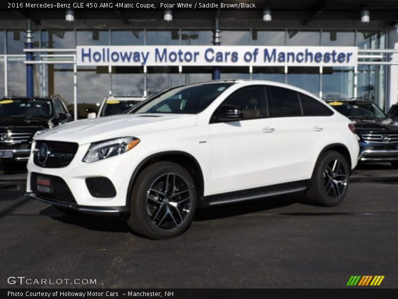 Polar White / Saddle Brown/Black 2016 Mercedes-Benz GLE 450 AMG 4Matic Coupe