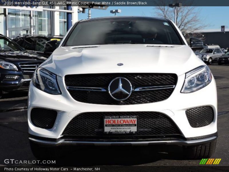 Polar White / Saddle Brown/Black 2016 Mercedes-Benz GLE 450 AMG 4Matic Coupe