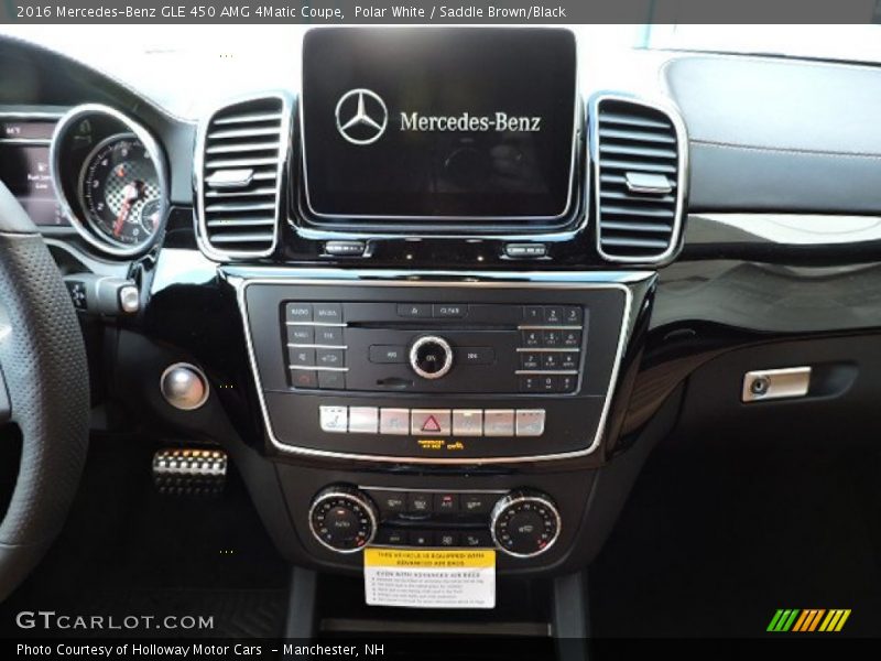 Polar White / Saddle Brown/Black 2016 Mercedes-Benz GLE 450 AMG 4Matic Coupe