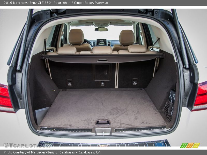 Polar White / Ginger Beige/Espresso 2016 Mercedes-Benz GLE 350