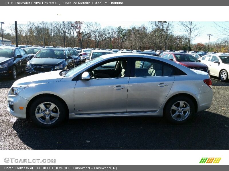 Silver Ice Metallic / Medium Titanium 2016 Chevrolet Cruze Limited LT