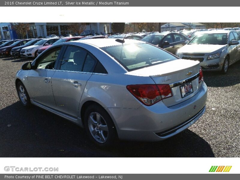 Silver Ice Metallic / Medium Titanium 2016 Chevrolet Cruze Limited LT