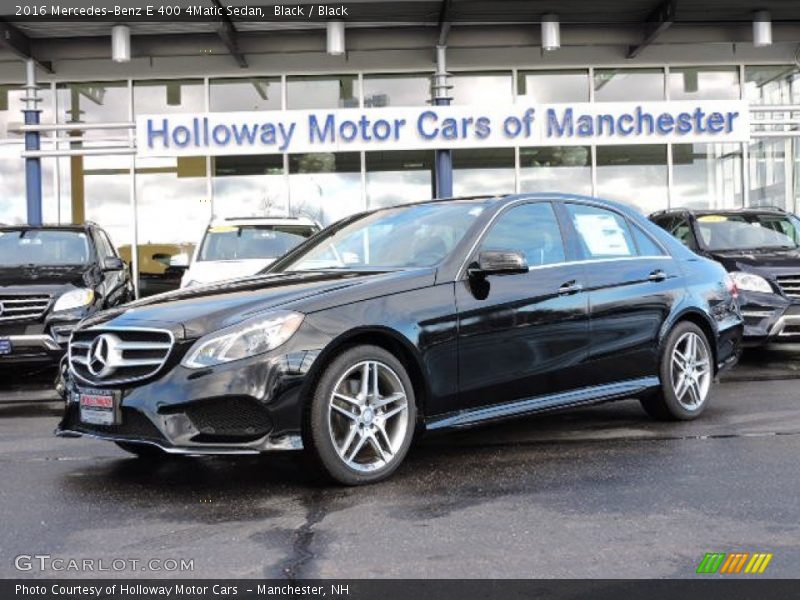 Black / Black 2016 Mercedes-Benz E 400 4Matic Sedan