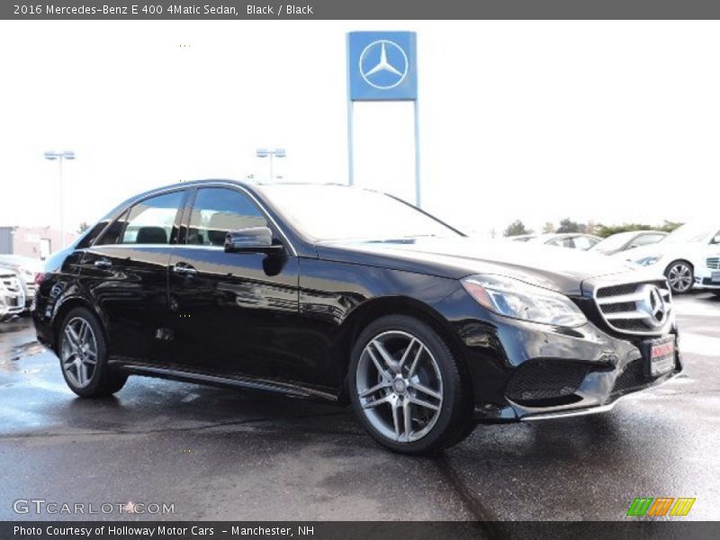 Black / Black 2016 Mercedes-Benz E 400 4Matic Sedan