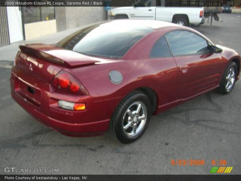 Saronno Red / Black 2000 Mitsubishi Eclipse RS Coupe