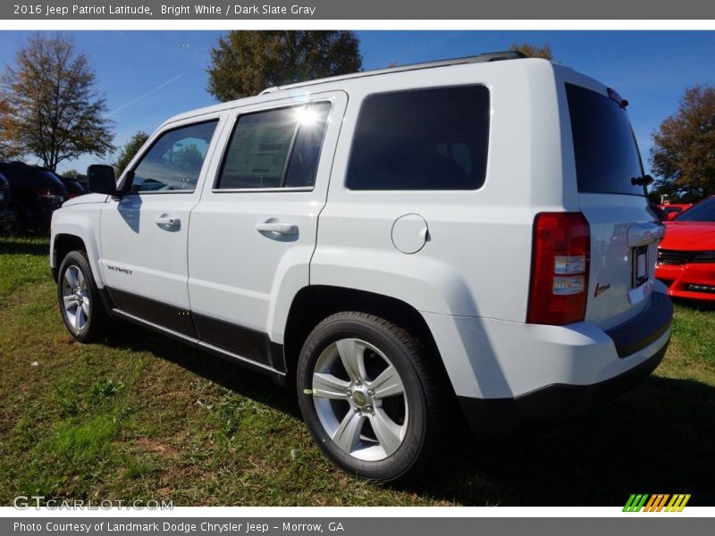 Bright White / Dark Slate Gray 2016 Jeep Patriot Latitude