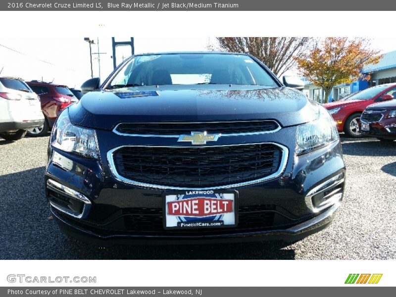 Blue Ray Metallic / Jet Black/Medium Titanium 2016 Chevrolet Cruze Limited LS