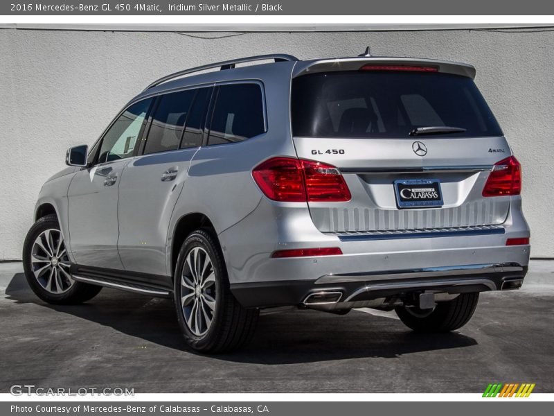 Iridium Silver Metallic / Black 2016 Mercedes-Benz GL 450 4Matic