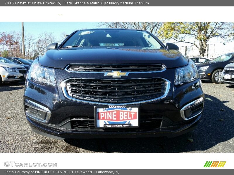 Black Granite Metallic / Jet Black/Medium Titanium 2016 Chevrolet Cruze Limited LS