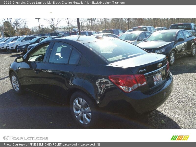 Black Granite Metallic / Jet Black/Medium Titanium 2016 Chevrolet Cruze Limited LS