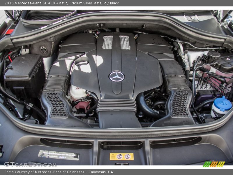 Iridium Silver Metallic / Black 2016 Mercedes-Benz GL 450 4Matic