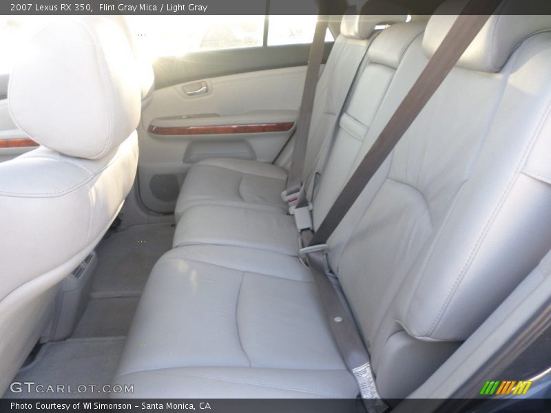 Flint Gray Mica / Light Gray 2007 Lexus RX 350