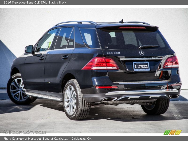 Black / Black 2016 Mercedes-Benz GLE 350