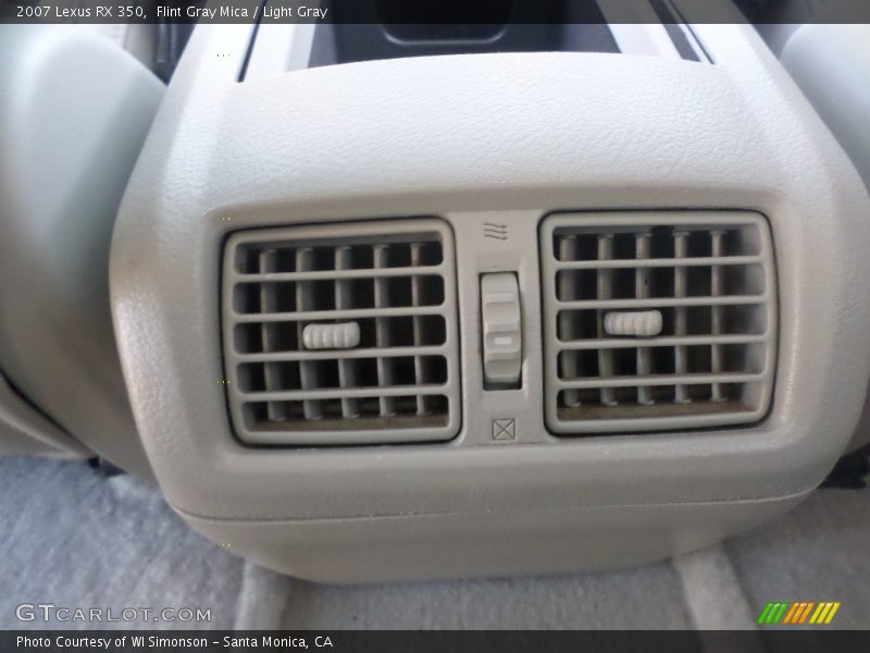 Flint Gray Mica / Light Gray 2007 Lexus RX 350